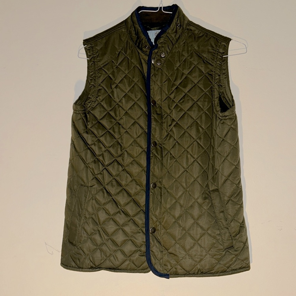Dark green jacket vest